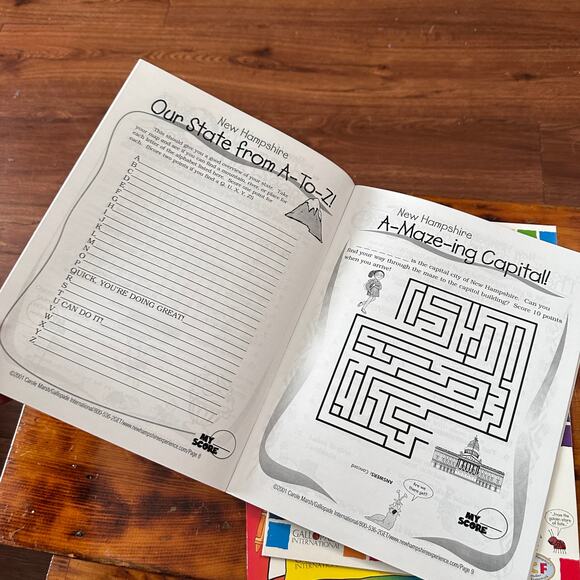 Vintage Bundle Of 3 Social Studies Curriculum Framework New Hampshire Workbooks - Picture 8 of 14